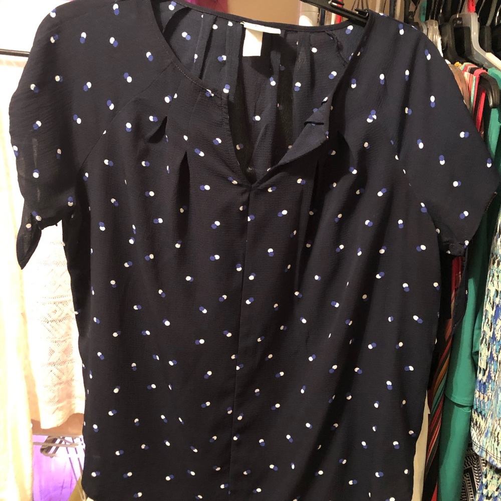 Women’s Ava and Viv pretty blue design shirt so X